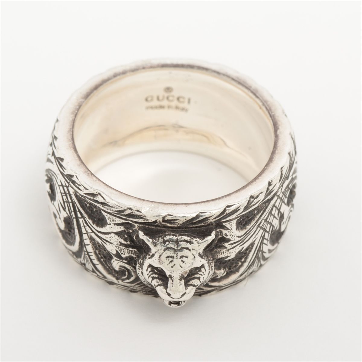 達磨1228 新品 未使用 GUCCI タイガートラアラベスクリング12号 達磨1228 新品 未使用 GUCCI タイガートラアラベスクリング12号