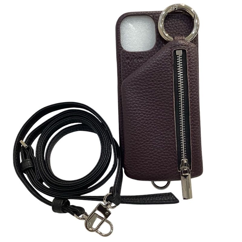 エジュー　iPhone14ケース　ストラップ付き Amazon.co.jp: ajew (エジュー) iPhone14Plus cadenas zipphone