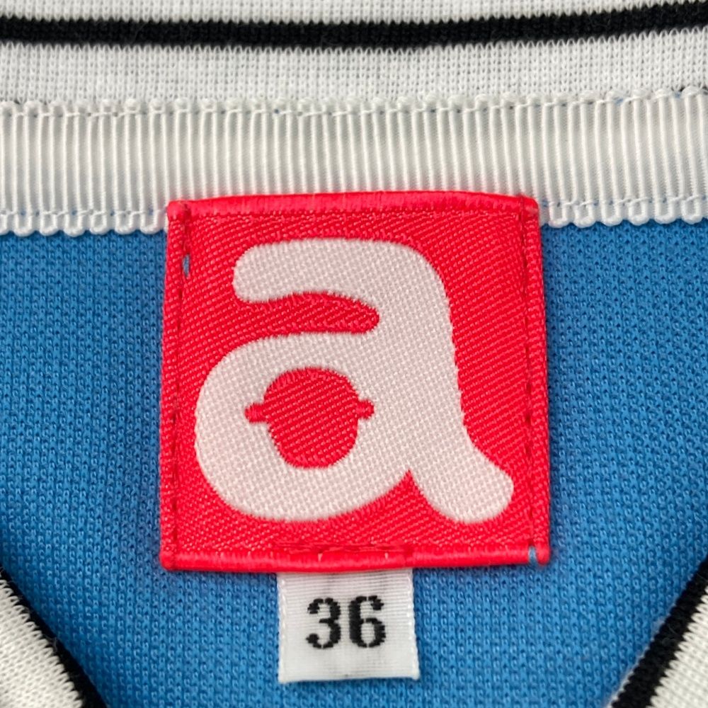 サイズ：36 ARCHIVIO アルチビオ 半袖ポロシャツ ブルー系