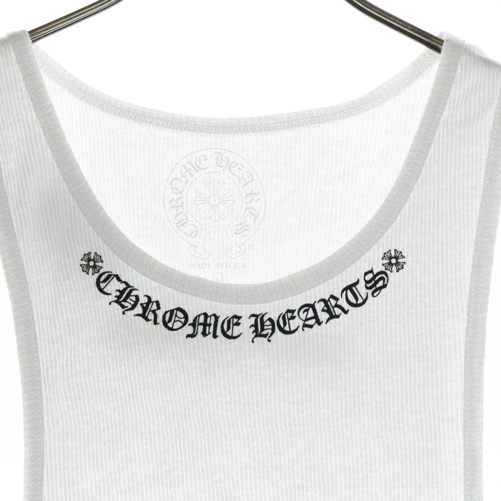 CHROME HEARTS (クロムハーツ) LOVE YOU RIB TANK WHITE