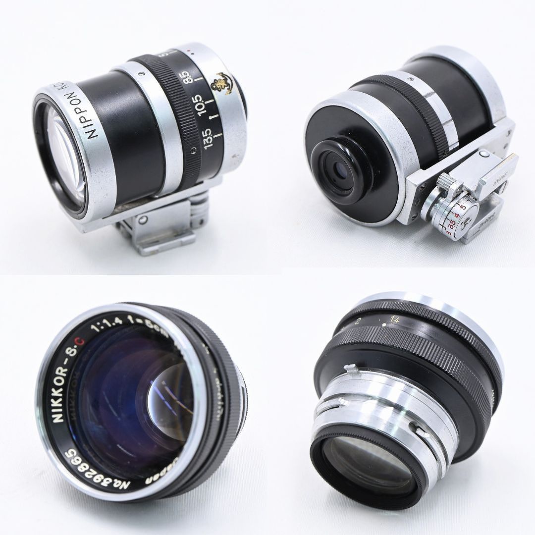 ニコン Nikon S3 海上自衛隊仕様 レンズセット 50mm F1.4 + 105mm F2.5 + 135mm フィルムカメラ【中古】