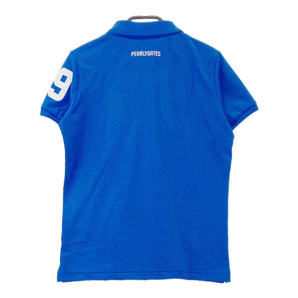 サイズ：0 PEARLY GATES パーリーゲイツ 半袖ポロシャツ ブルー系