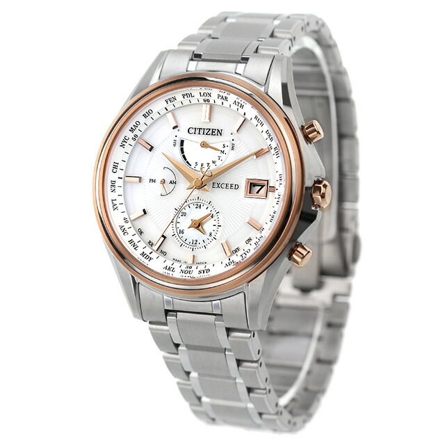 シチズン CITIZEN 腕時計 メンズ AT9134-68W エクシード エコ・ドライブ電波時計 45周年記念 ペアモデル EXCEED 腕時計のななぷれ  メルカリ