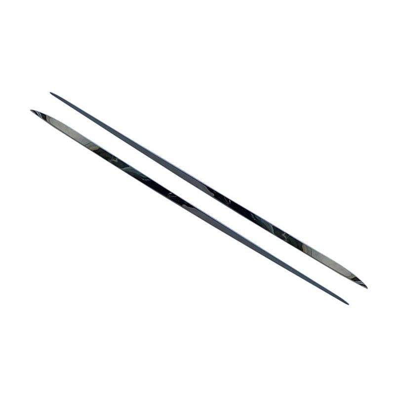 式ホンダ思域 車身下部保護パーツ ABS製 ドア下部装飾モール 2点セット 銀色 黒色 FFCRYSTALESIA_COM