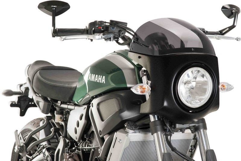 Z-FATHER 旭風防 スモーク（黒布タレ） ブラック風防 黒フチ/昭和布タレ | 旧車バイクカスタムパーツのゼット