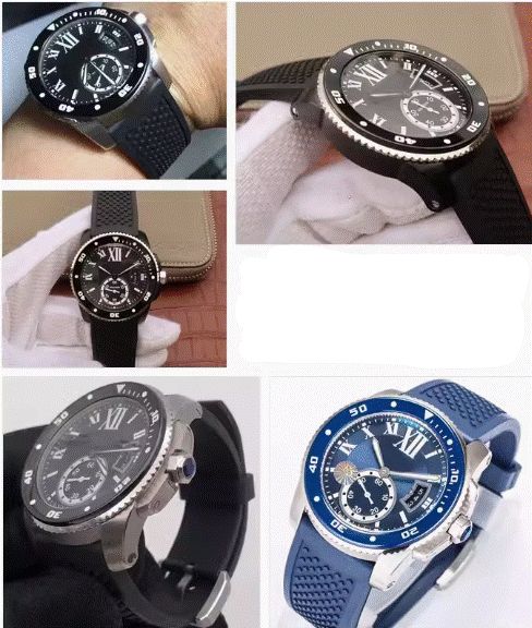 カリブル ラバーベルト バンド 腕時計用 ストラップ カルティエ用