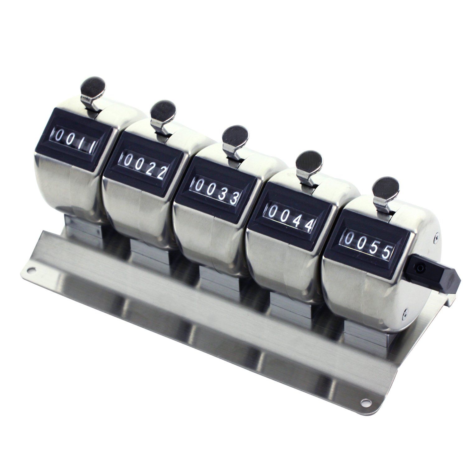 ライオン事務器 カウンター 数取器 4桁 5連 No.130 4桁5連