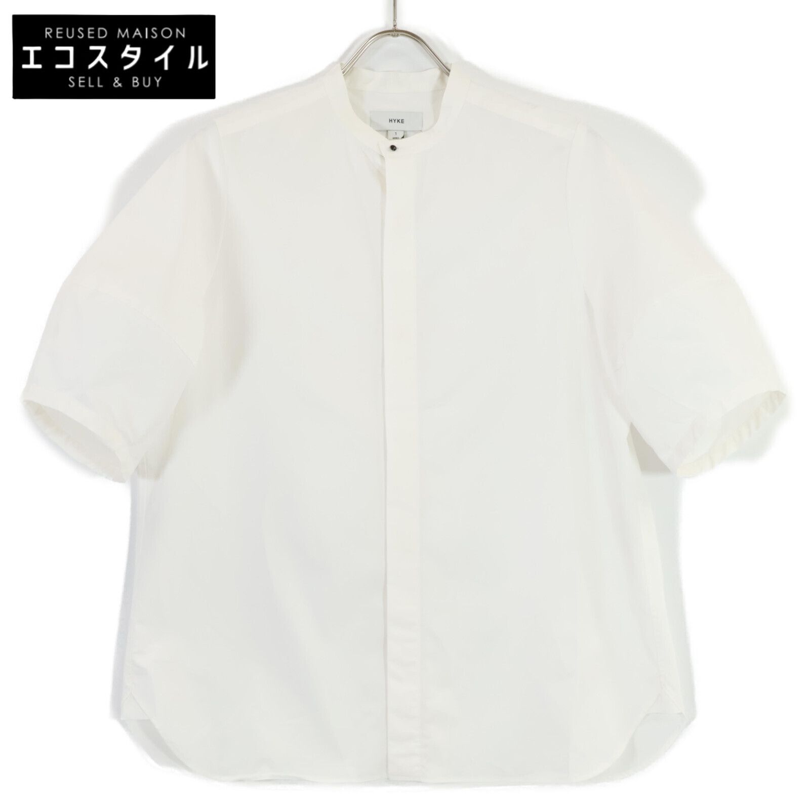 HYKE ハイク 241-15212 ﾎﾜｲﾄ 24SS BALLOON SLEEVE BLOUSE 1