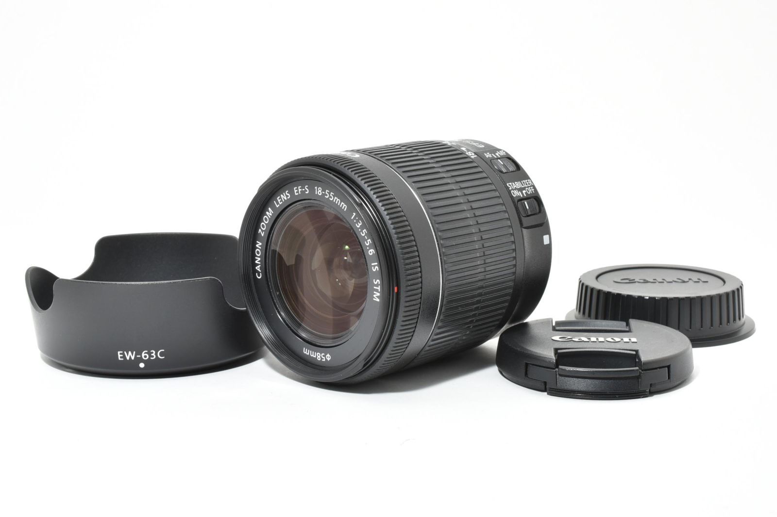 上品 キヤノン Canon EF-S 18-55mm F3.5-5.6 IS STM LL33 5822