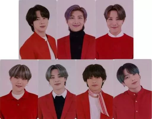 中古】キャラカード BTS(防弾少年団) カードチケット(7枚組) 「BTS MAP