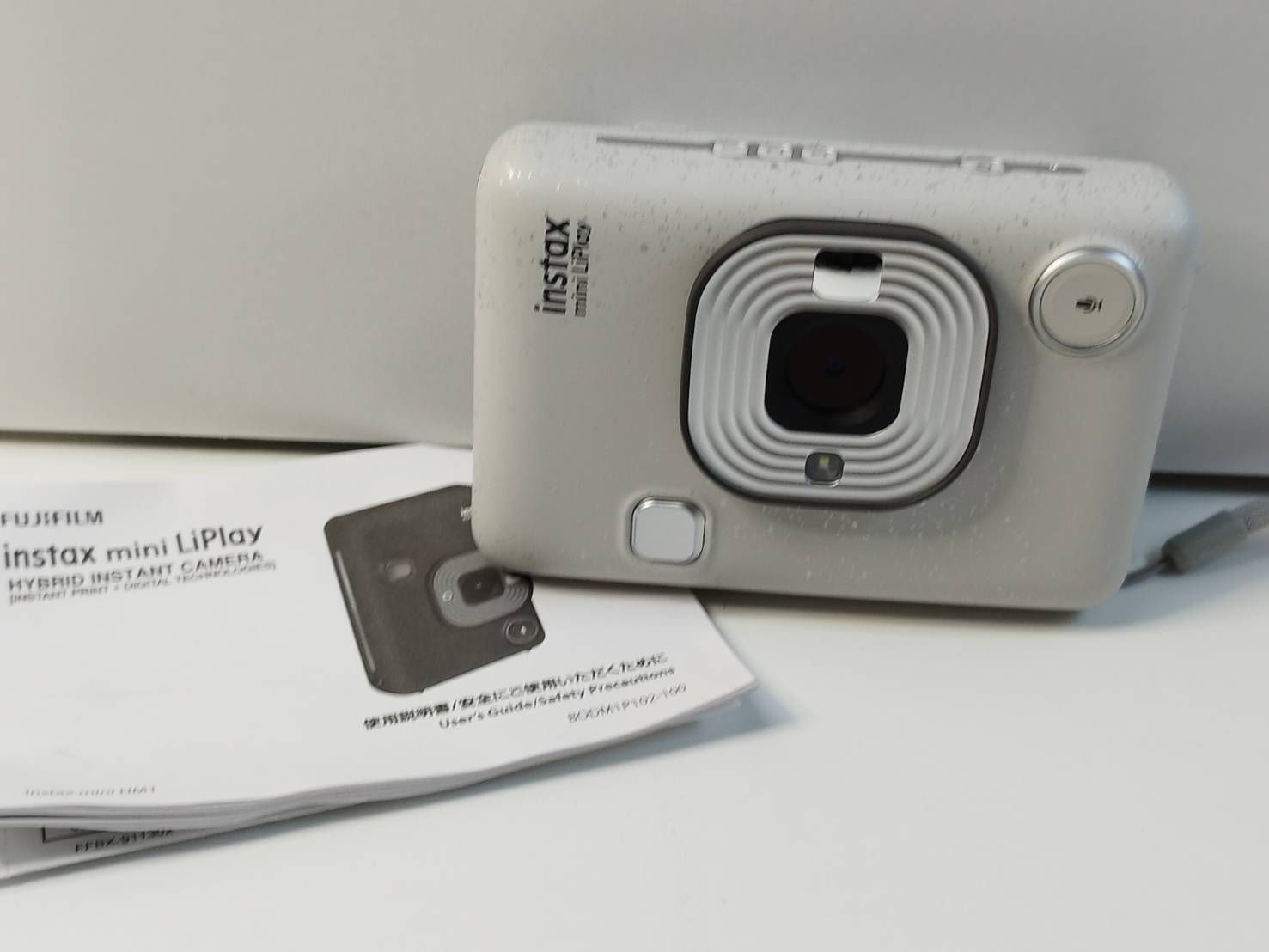 FUJIFILM instax mini LiPlay チェキ ストーンホワイト