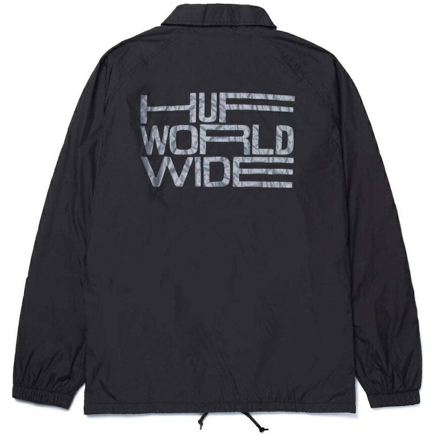 HUF Disorder Coaches Jacket Black M コーチジャケット 送料無料