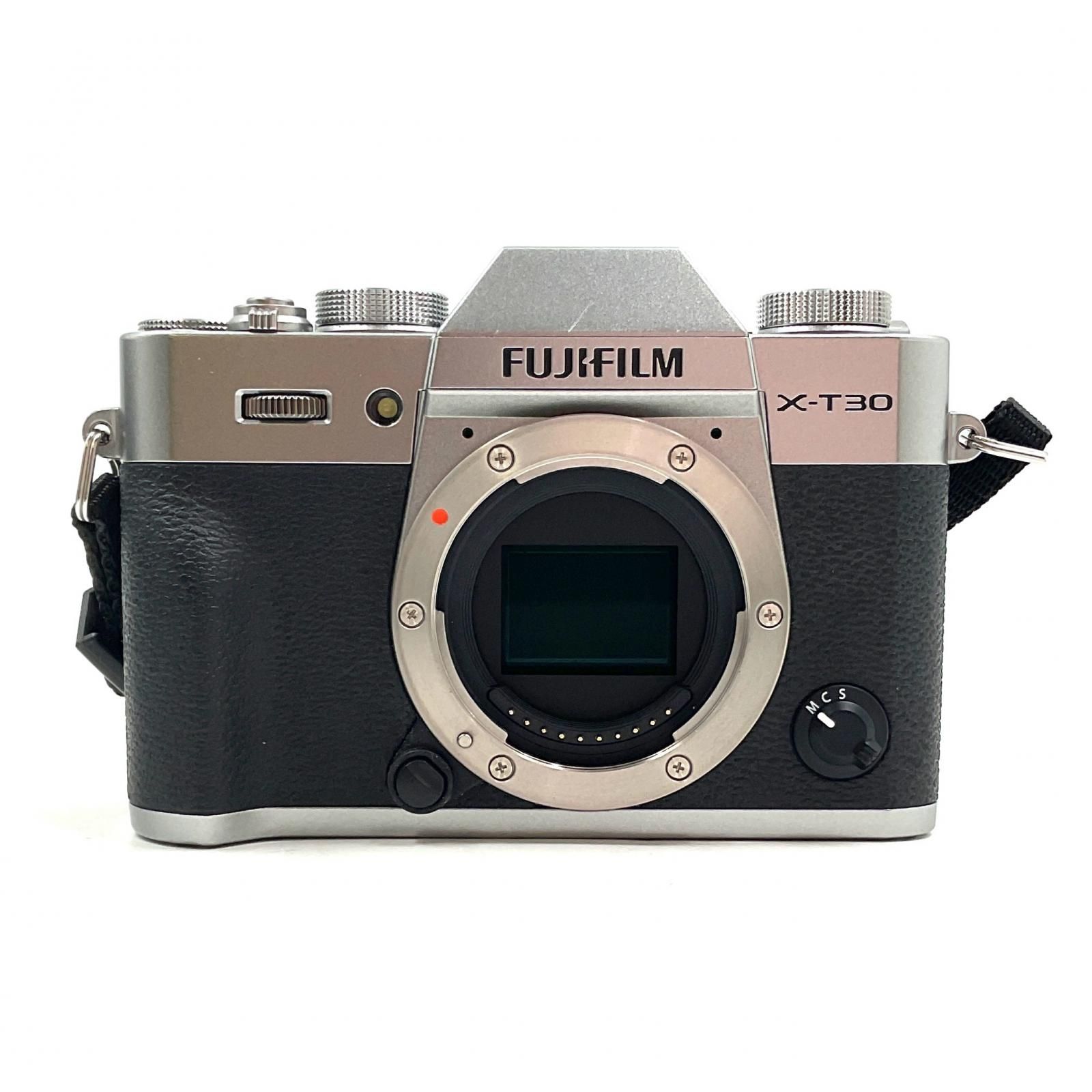 全額返金保証 最速発送 FUJIFILM デジタル一眼 X-T30 ボディ シルバー 動作 済
