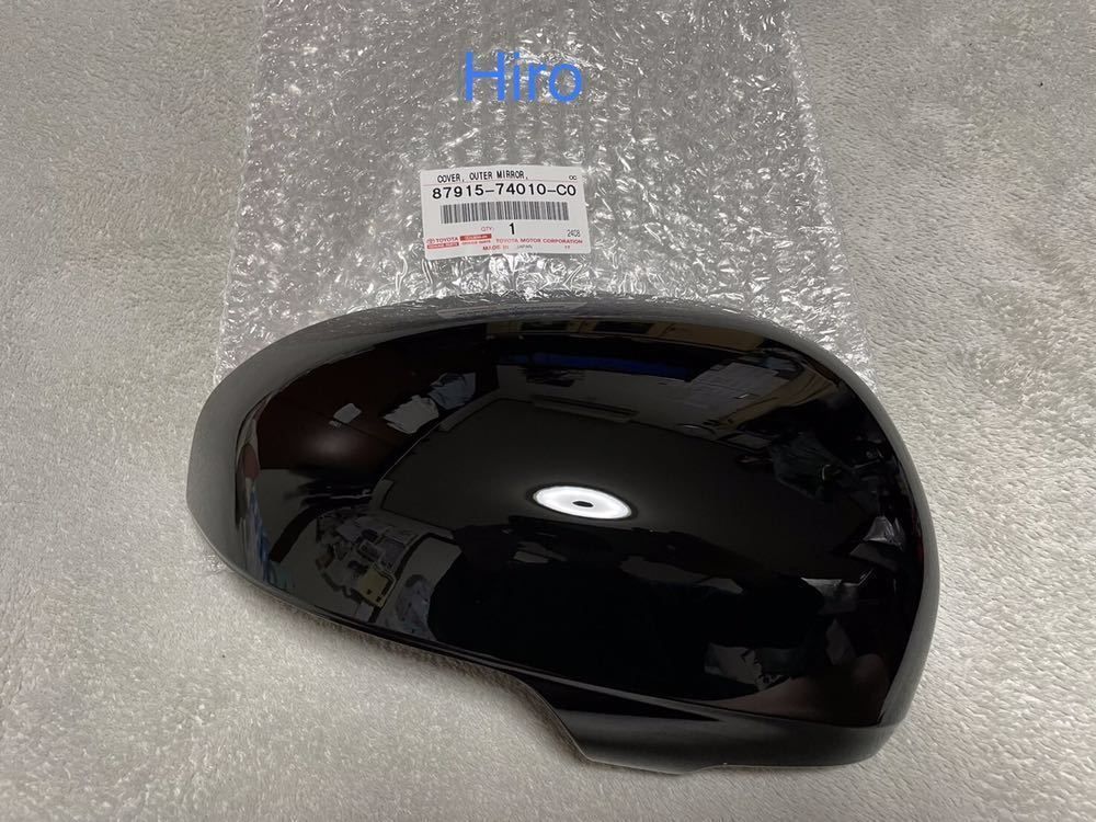 新品 トヨタ 純正 WISH ウィッシュ ZGE20 ZGE22 ZGE25 右ドアミラーカバー ブラック　202