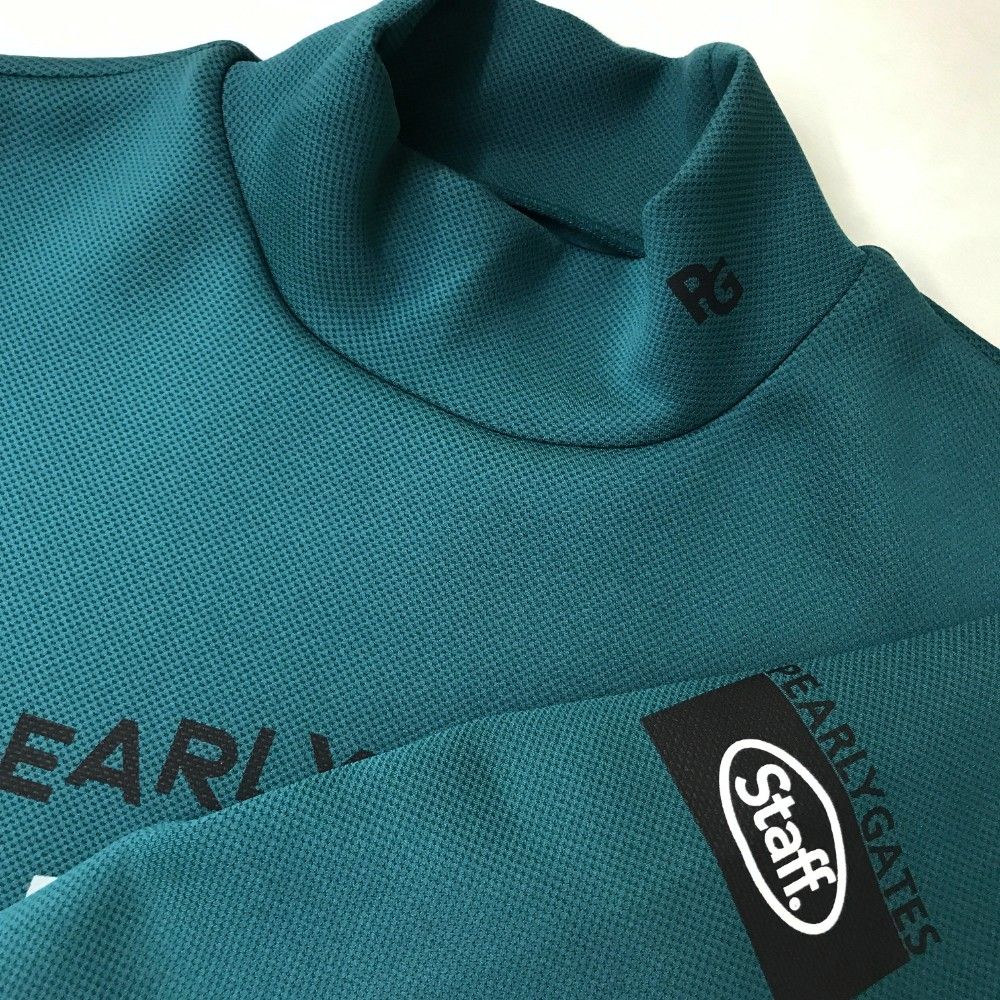 サイズ：5 PEARLY GATES パーリーゲイツ 2024年モデル ダンボールニット 長袖トレーナー  グリーン系 [240101356658] ゴルフウェア メンズ ストスト サイズ：5 PEARLY GATES パーリーゲイツ 2024年モデル