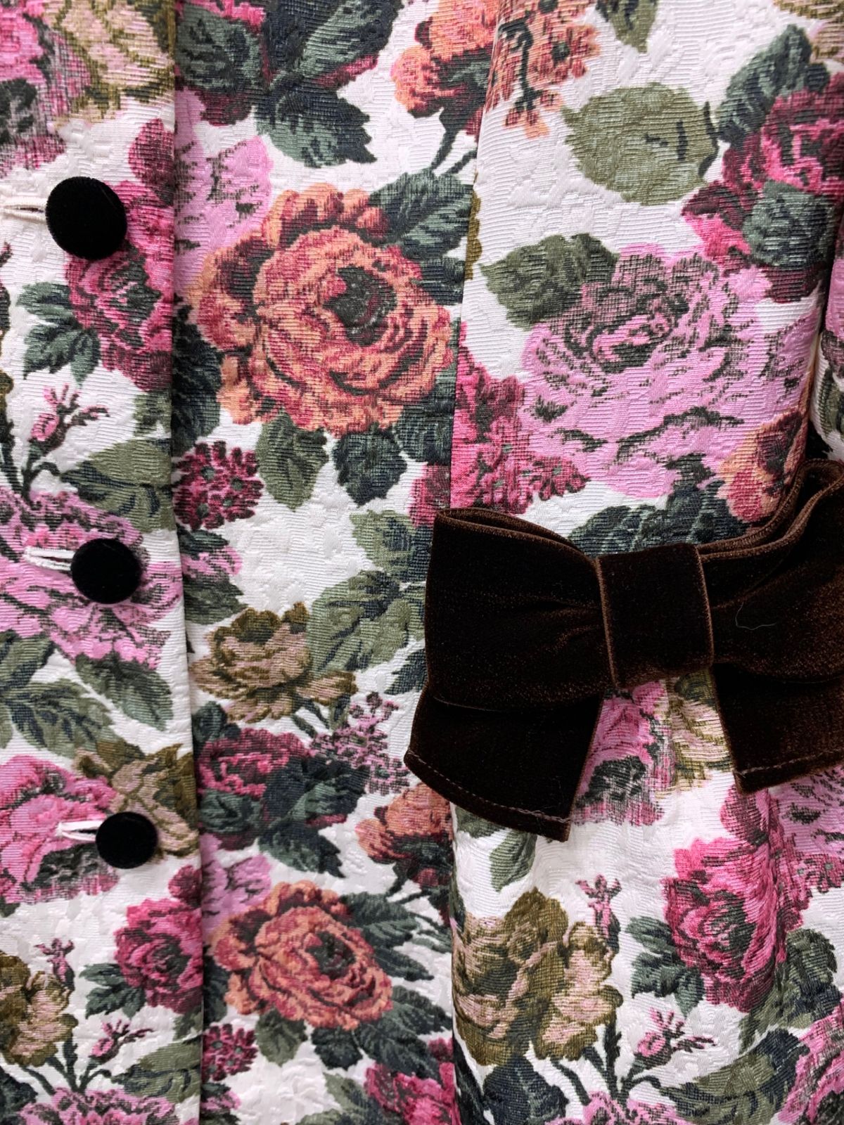 エムズグレイシーリボン柄ワンピース42♥ 大きいサイズ42⭐︎エムズグレイシー ワンピース ドット 白襟