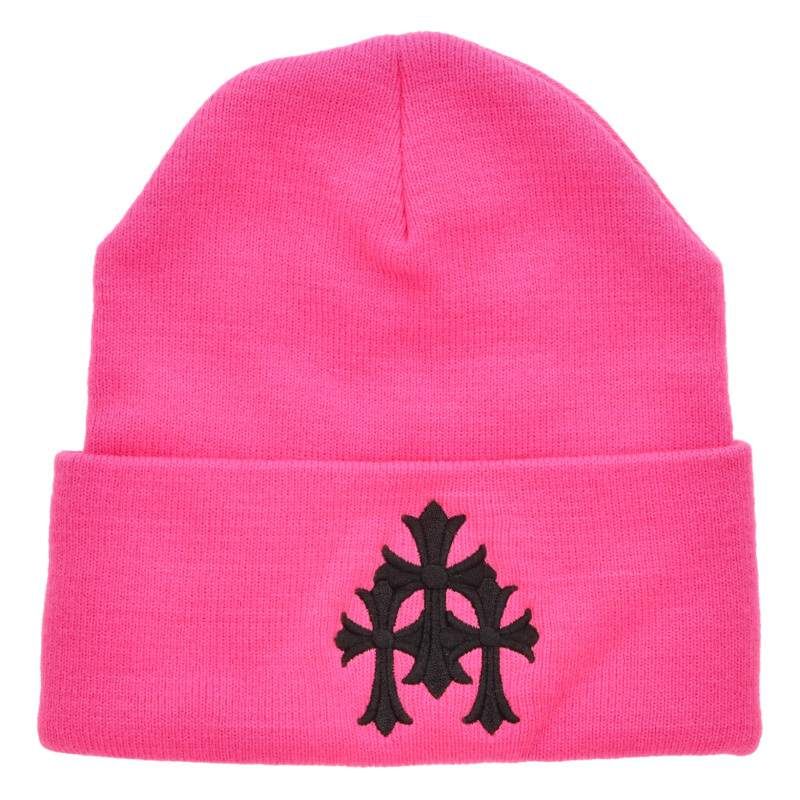 クロムハーツ WOOL WATCH CAP トリプルクロス刺繍ビーニー帽子 メンズ