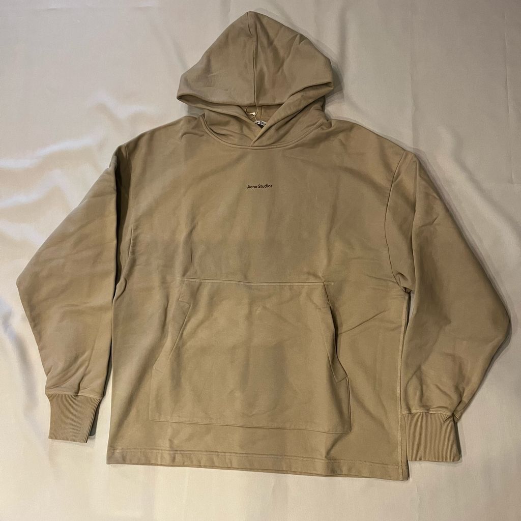 Acne Studios アクネストゥディオズ FRANKLIN STAMP HOODIE パーカー FN-MN-SWEA000261 ベージュ size xs 代官山A05