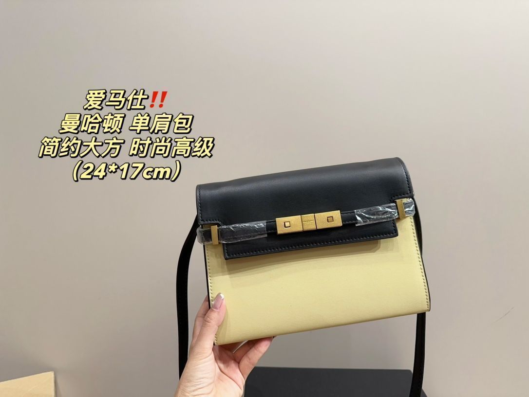 エルメスのバッグ エルメスマンハッタンのショルダーバッグ、ハンドバッグ、ポーチ