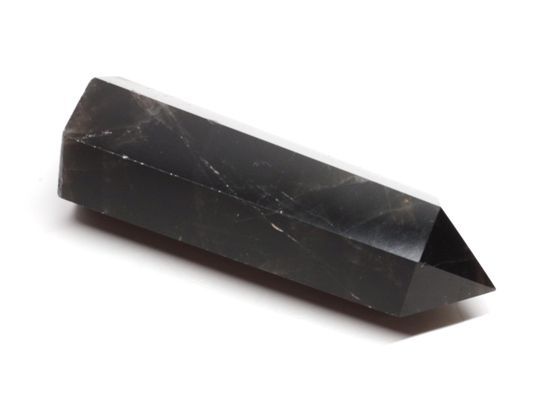モリオンポイント 六角柱 72mm (59g) 山東省産 天然黒水晶 浄化