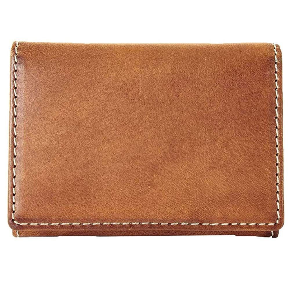 【特価セール】カードケース メンズ イタリアンレザー使用 名入れ刻印無料 (04.ブラウン（バケッタレザー）) 名刺入れ [オリーチェ]