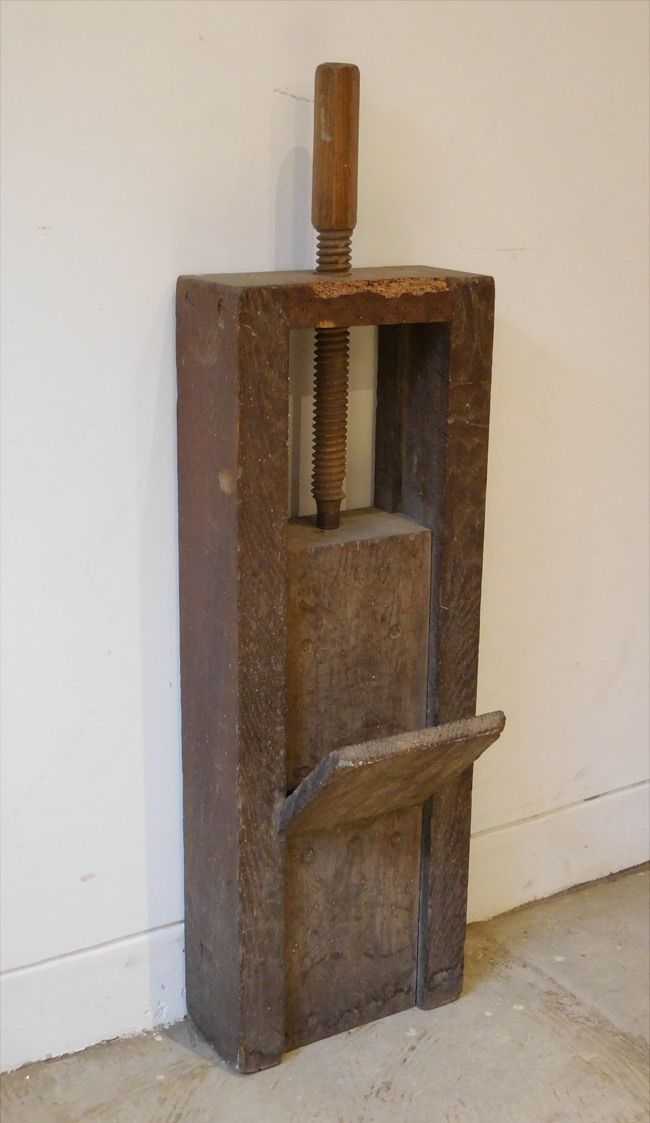 フランスアンティーク大型洋カンナ |インテリアデザイン店舗什器内装アトリエインダストリアルプリミティブアート室内装飾骨董古道具西洋骨董オブジェ看板アート