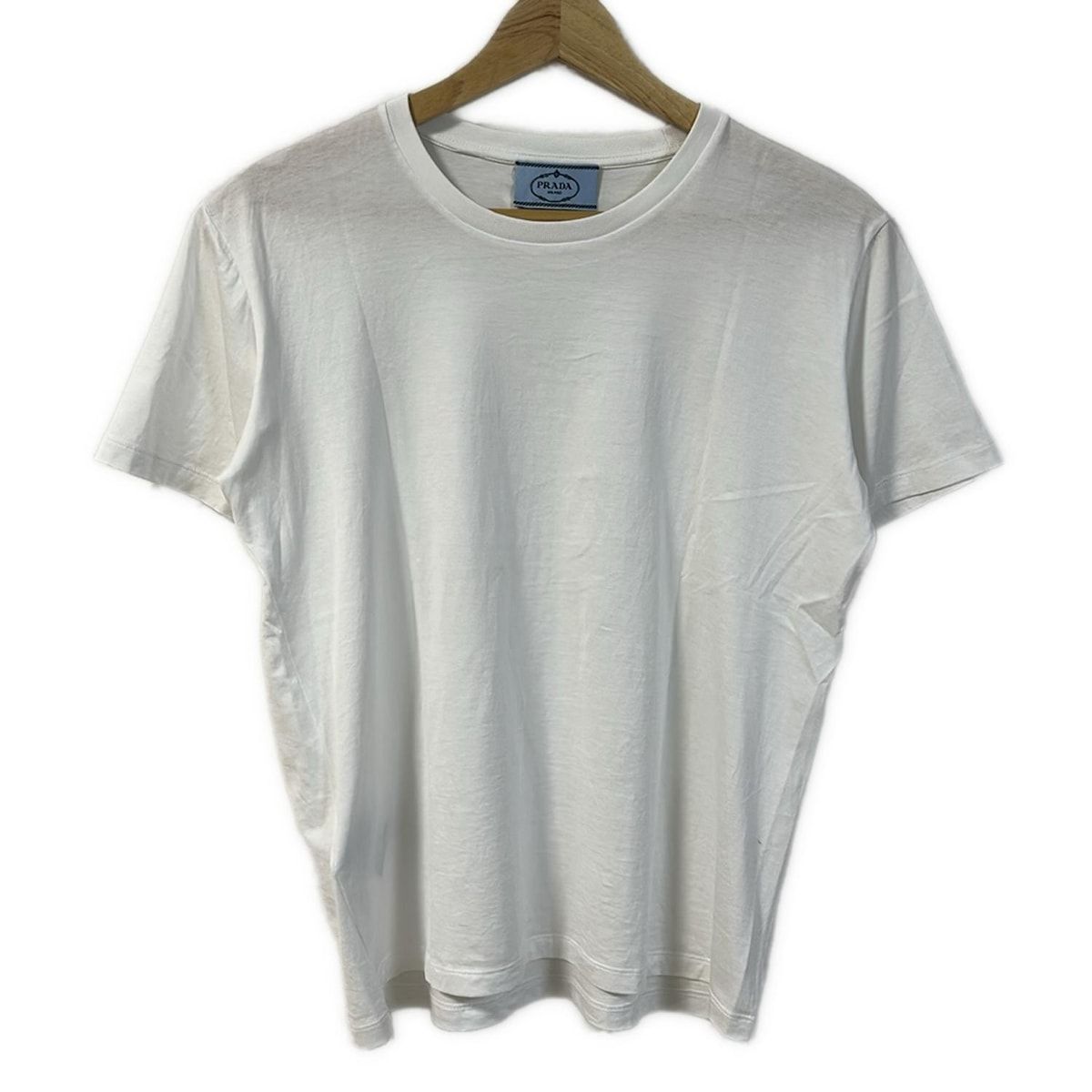 PRADA プラダ 半袖Tシャツ サイズL レディース - 白