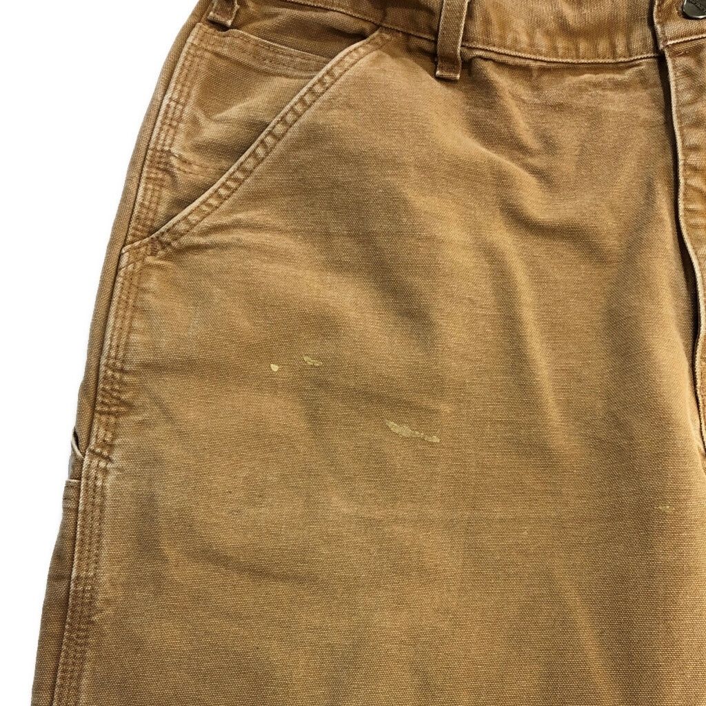  Carhartt カーハート ダック ペインターパンツ 大きいサイズ ブラウン メンズ W 40 L 30 古着 V 6406 その他 メンズ