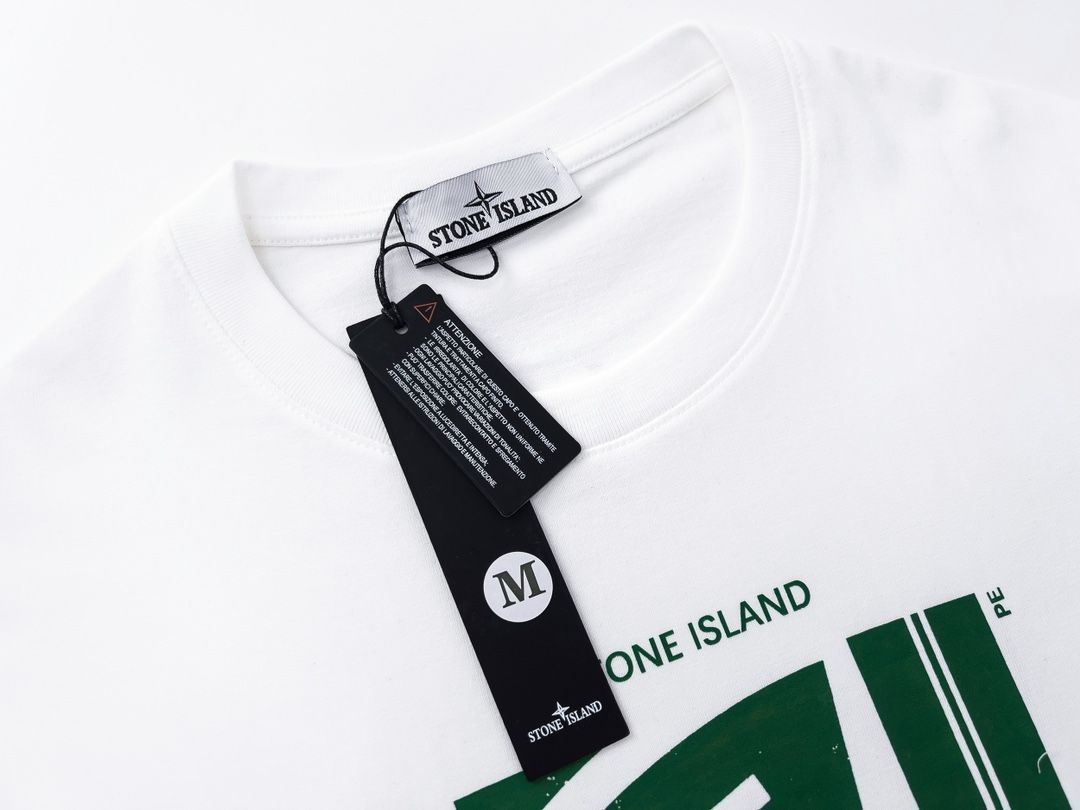 STONE ISLAND ディオール Ｔシャツ カットソー 半袖 STONE ISLAND 半袖Ｔシャツ ディオール 男女兼用 春 夏 通気性 並行輸入品