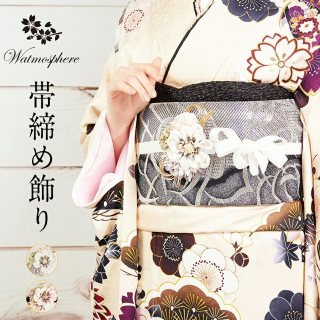 y0626】S大きいサイズお仕立て上がり正絹振袖 多色地に花、御所車模様