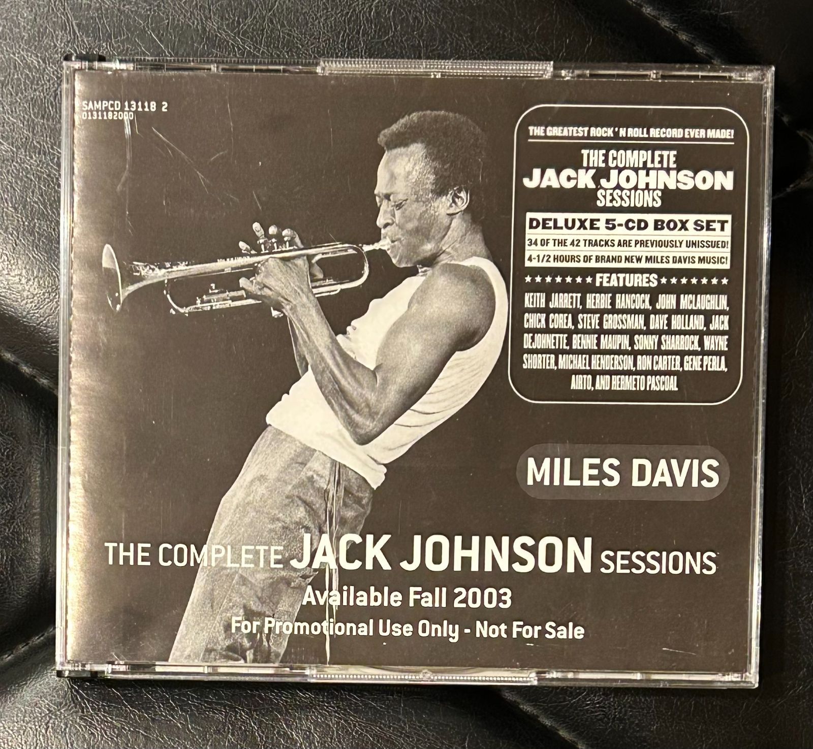 マイルス コレクター必見 超 プロモ盤CD5枚組 Miles Davis The Complete Jack Johnson Sessions マイルス デイヴィス マイルス デイビス