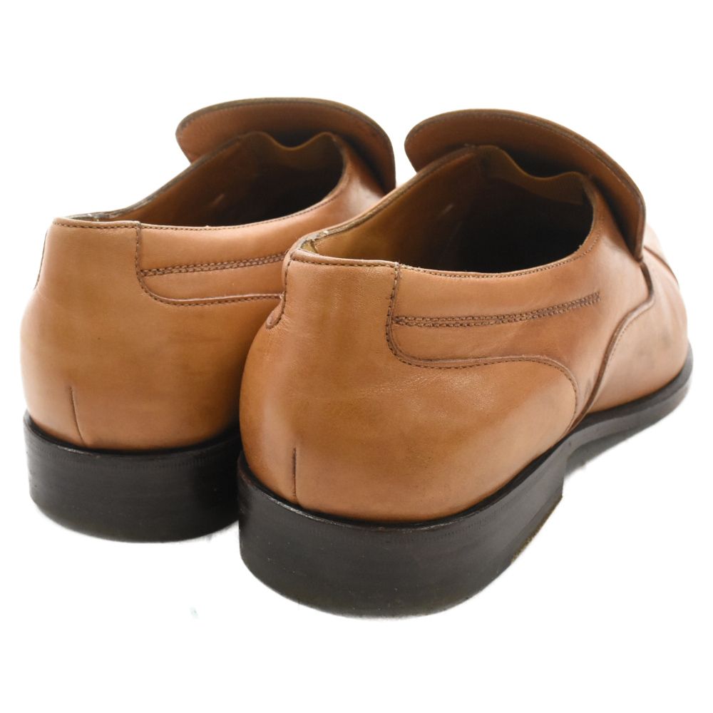 GUCCI (グッチ) ローファー ローカットシューズ レザー ブラウン 40.5