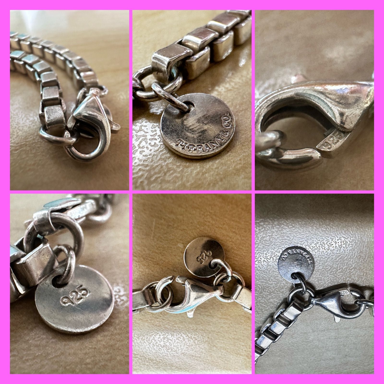 TIFFANY＆Co.ティファニー ベネチアンリンク SV925 ブレスレット 19.5 