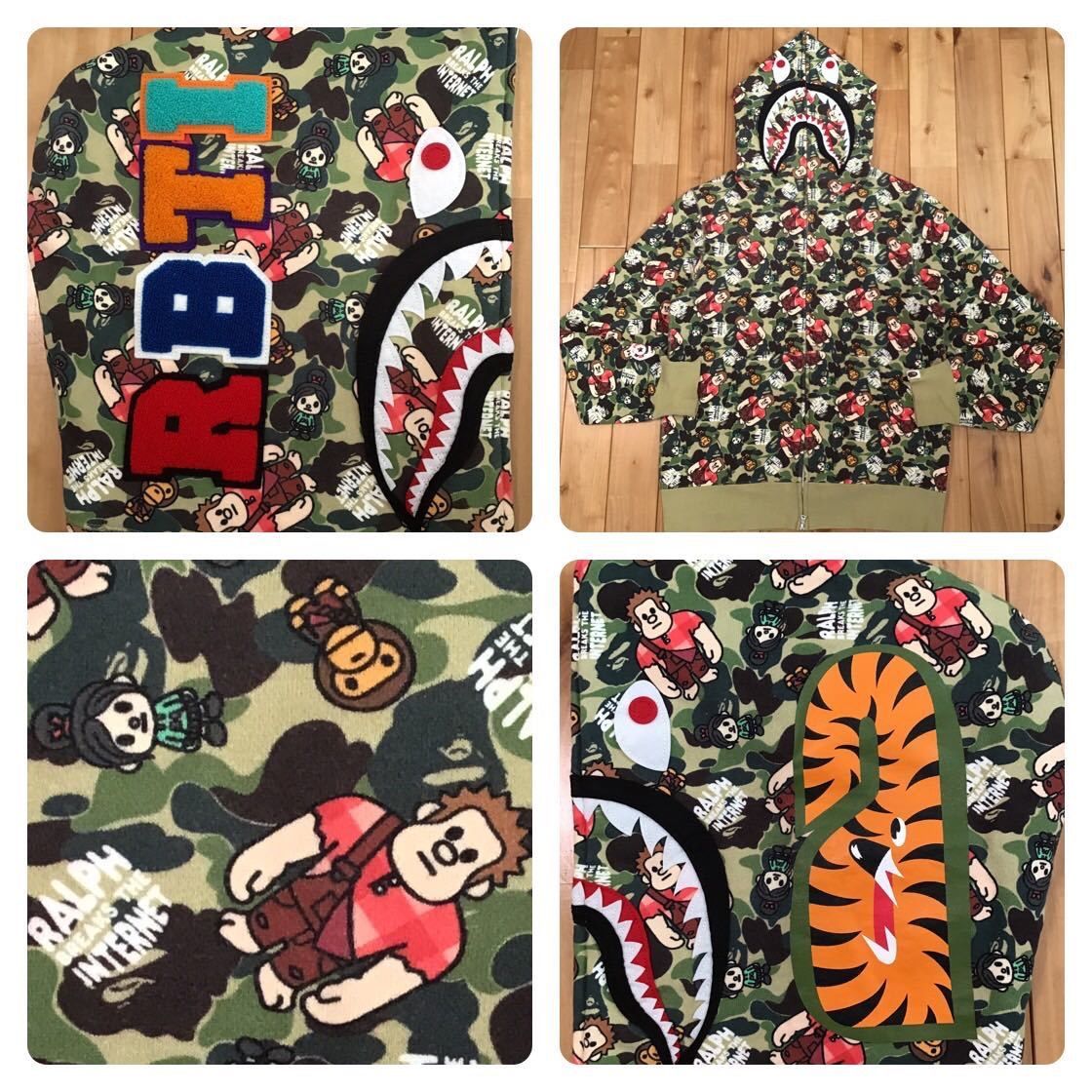 シャークパーカー BAPE Disney ディズニー 000000007560 - メルカリ