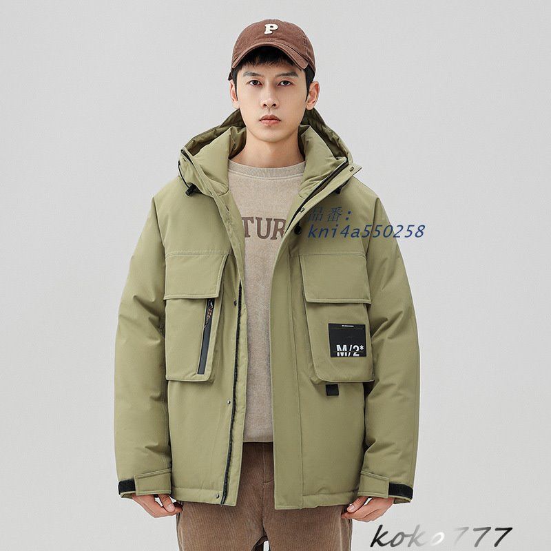 メンズ ダウンコート ダウンジャケット カジュアル外套 フード オーバーコート お出掛け 通勤 防寒服 普段着 アウター 男子 通学 上着 冬 女子 アウトドア kni4a550258