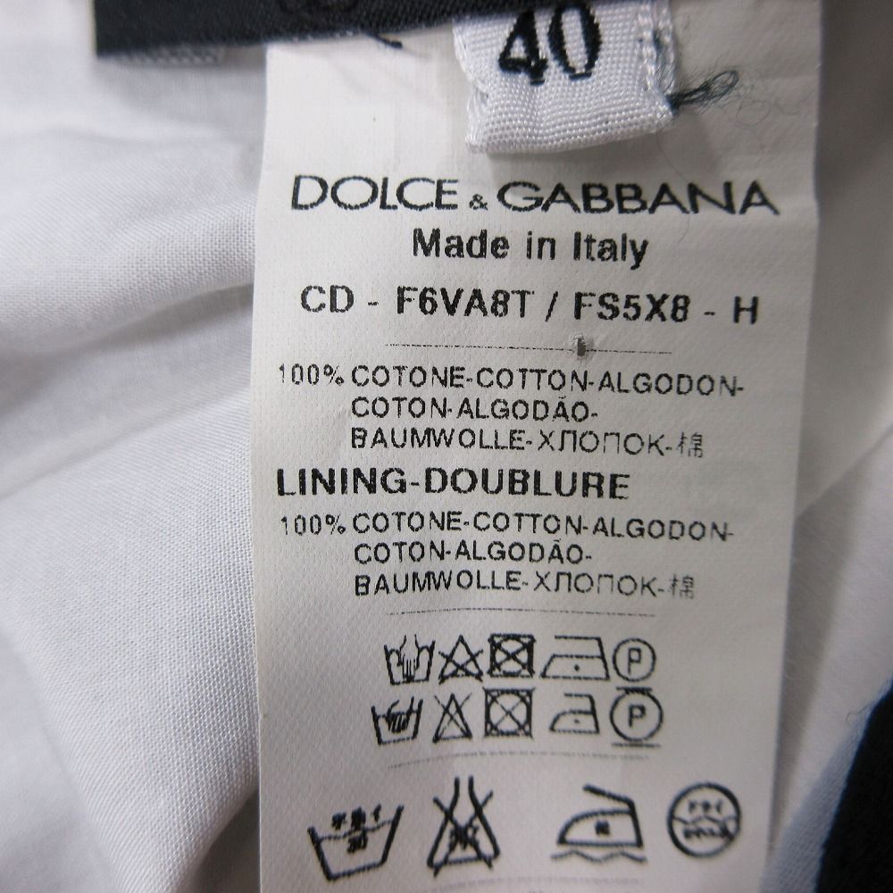 ドルチェ＆ガッバーナ DOLCE&GABBANA ドット柄ワンピース DOLCE&GABBANA ドルチェアンドガッバーナ ドット ワンピース 40