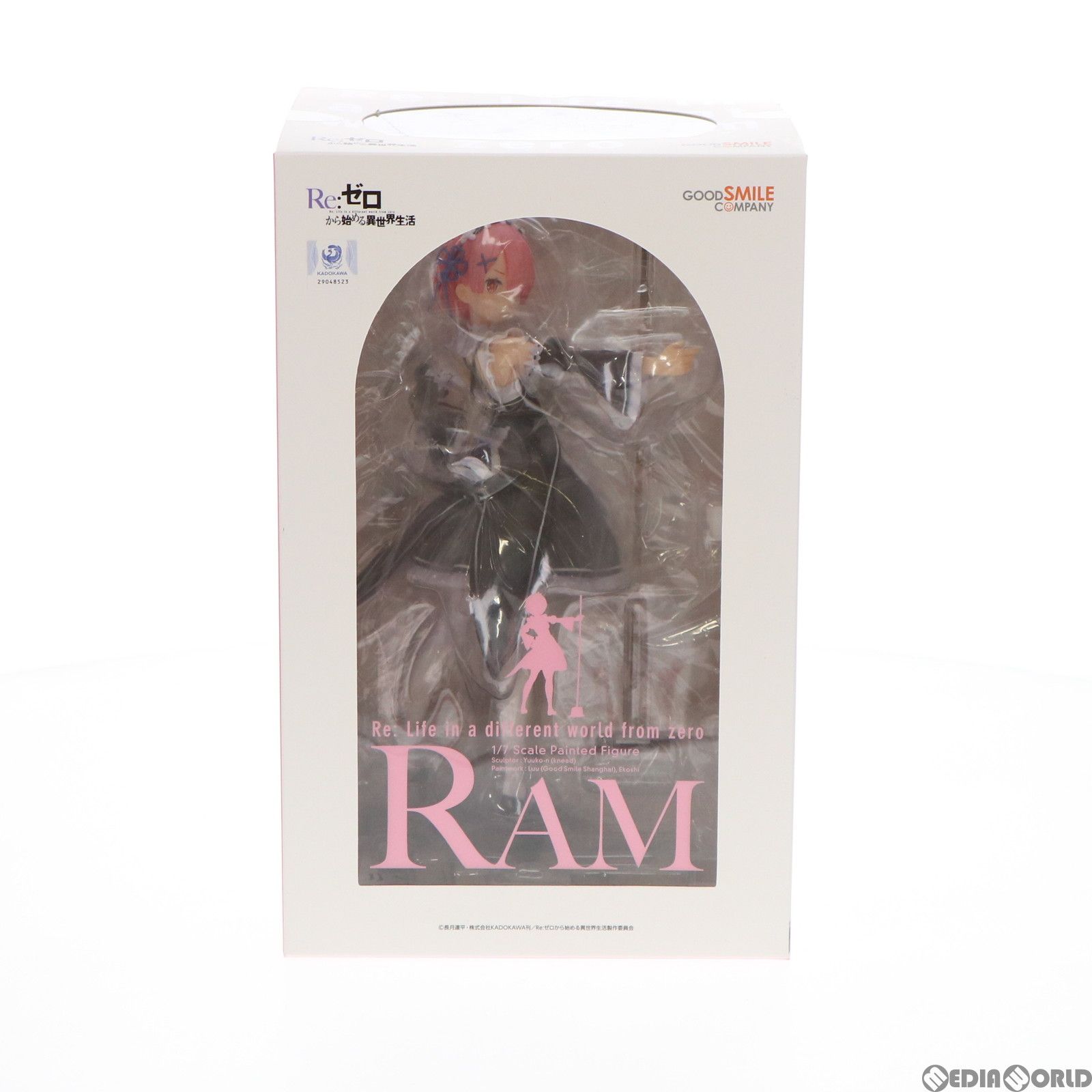 (再販)GOODSMILE ONLINE SHOP限定 ラム Re:ゼロから始める異世界生活 1/7 完成品 フィギュア グッドスマイルカンパニー