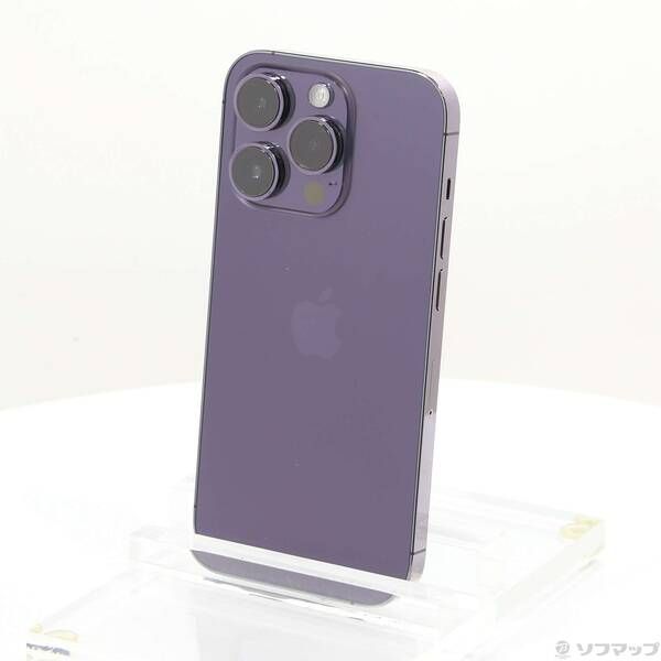 Pro 128GB ディープパープル MQ0F3J⁄A : 箱あり 〔中古品〕 iPhone14