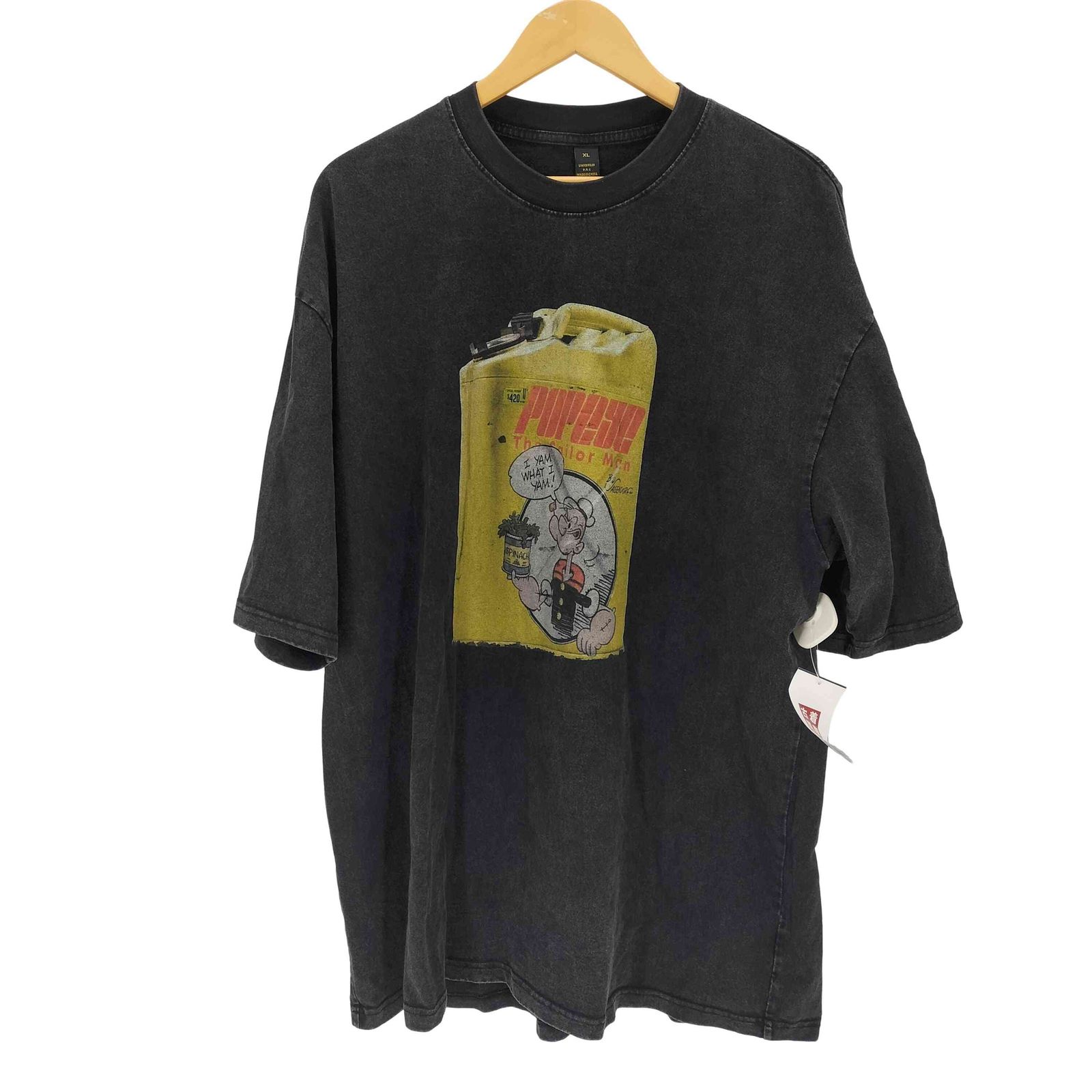 ユーズドフルギ USED古着 {{LIANGXILIN}} キャラクタープリントクルーネックTシャツ メンズ import：XL 
