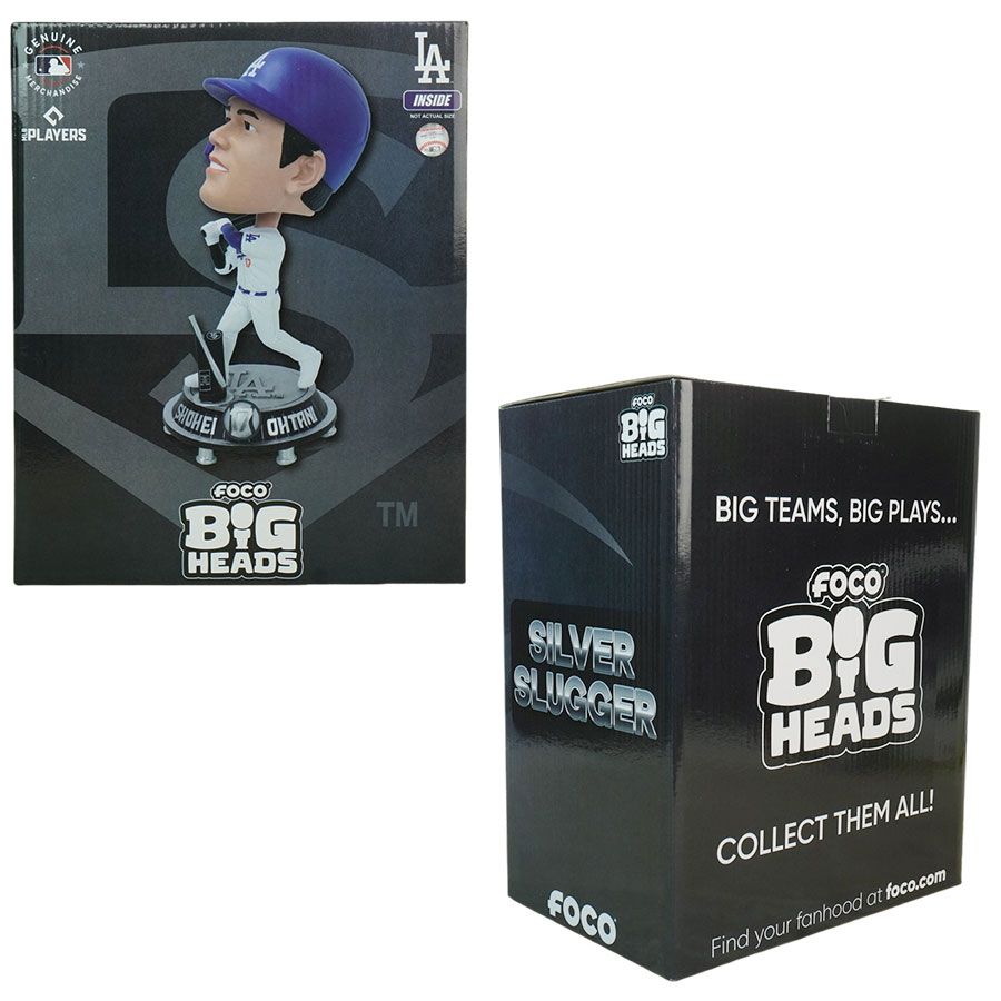 新品未開封 大谷翔平 ボブルヘッド 9.5 FOCO MLB BIGHEADS バブルヘッド人形 大谷翔平 ドジャース ピッチャー 9.5inch MLB