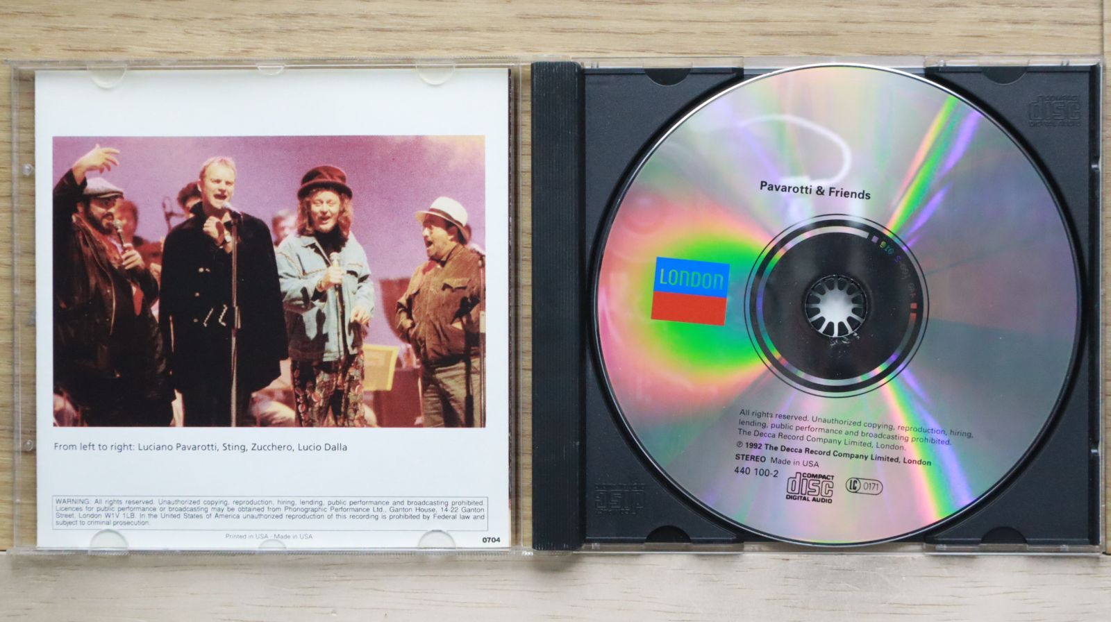 輸入盤CD☆ルチアーノ・パヴァロッティ/Luciano Pavarotti□ And