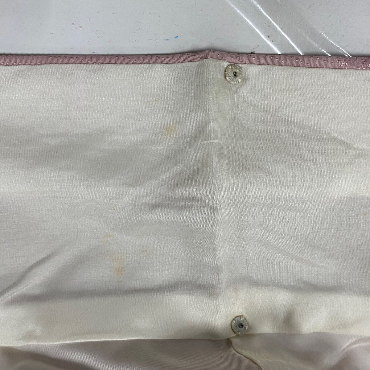 小紋 身丈158cm 裄丈64cm M 袷 花 幾何学 ピンク 正絹 美品 秀品  