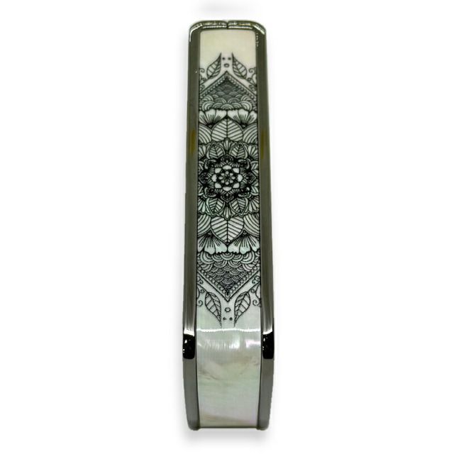 タリア カポ Thalia Capos Limited Series BC-P.MANDALA PEARL MANDALA Black Chrome ギター 12インチフレットパッド付属 WWW_TRAVELLANDINDIA_COM