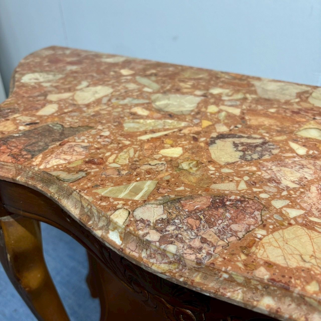 大理石コンソールテーブル