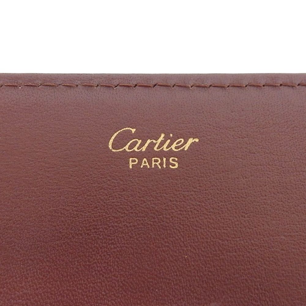 本物保証】 超美品 カルティエ CARTIER マストライン クラッチ
