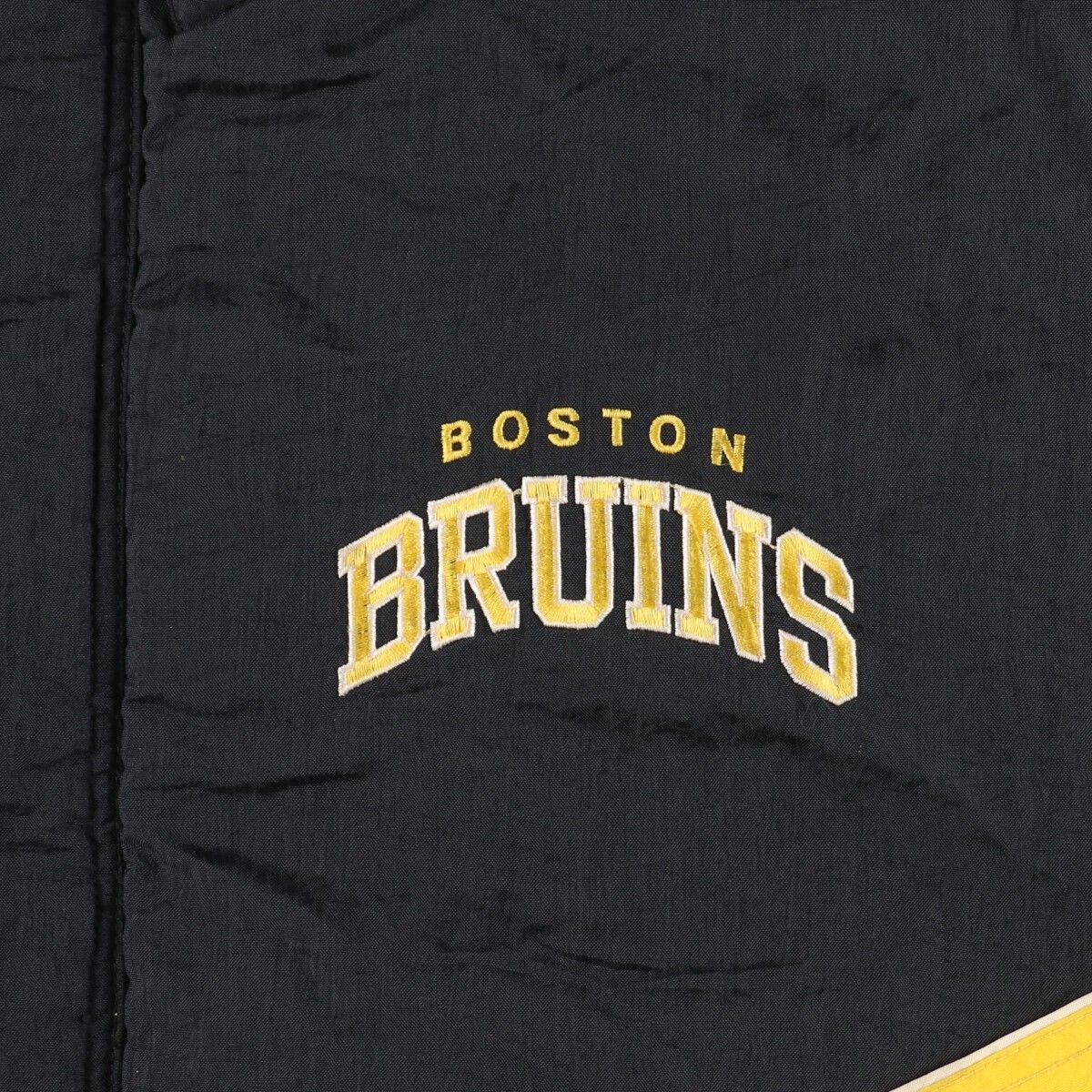 古着 90年代 スターター Starter NHL BOSTON BRUINS ボストンブルーインズ 中綿ジャケット 韓国製 メンズXL  ヴィンテージ/eaa394014