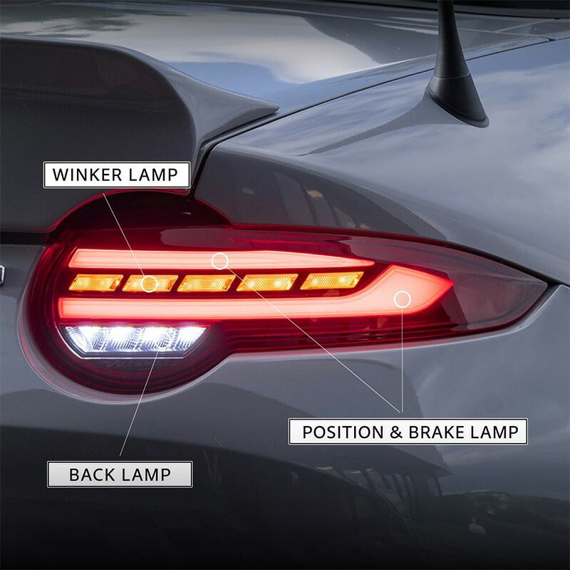 VALENTI ヴァレンティ マツダ ND ロードスター 後期型 ジュエル LED テールランプ ULTRA ブラック スモーク レッド パーツ TMNDRU-RG-2 TMNDRU-SB-2 テール 保安基準適合 車検対応 純正交換タイプ レンズ 1年保証 FFCRYSTALESIA_COM