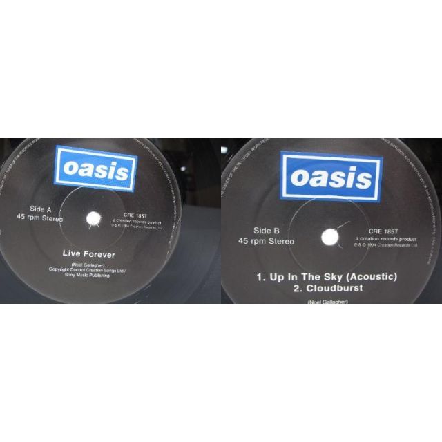 Oasis オアシス Live Forever (12inch) UKオリジナル レコード ∠UV3017
