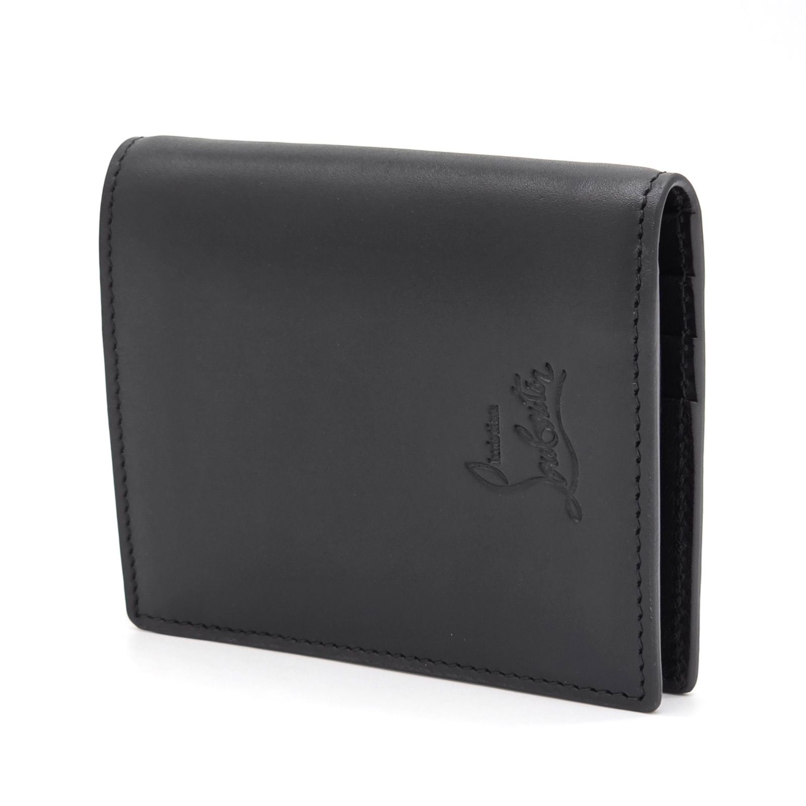 Christian Louboutin(クリスチャンルブタン)☆パロス スパイク スタッズ 2つ折り ウォレット☆USED クリスチャンルブタン パロスウォレット二つ折り財布 箱付き Paros