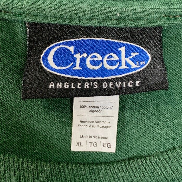 Creek Angler's Device クリーク L/S Tee ロングスリーブTシャツ グリーン Size XL